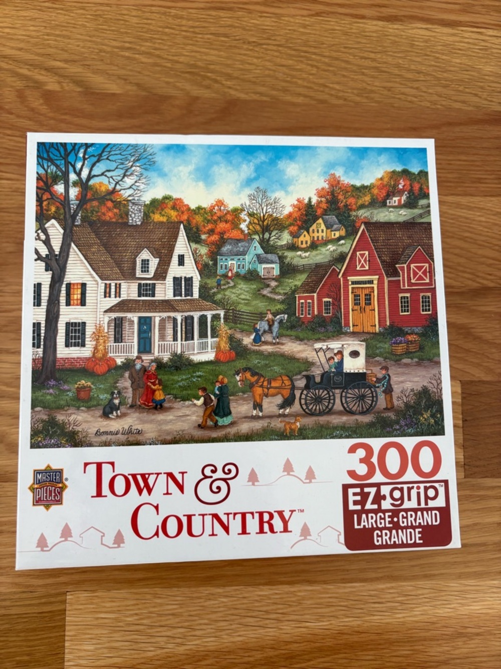 300 Piece Jigsaw Puzzle Master Pieces Autumn Fall Pumpkin Scenery